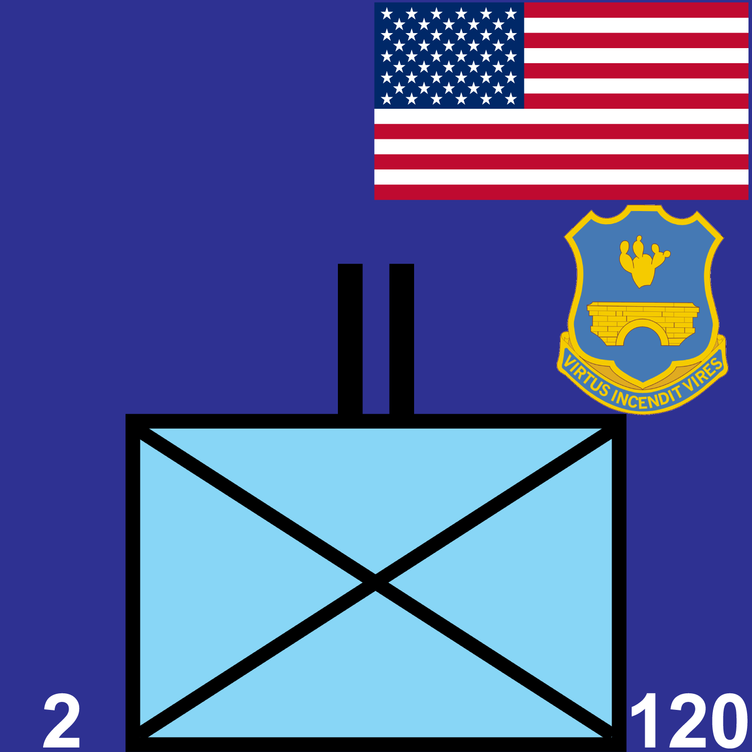 2d Battalion, 120th Infantry Regiment icon